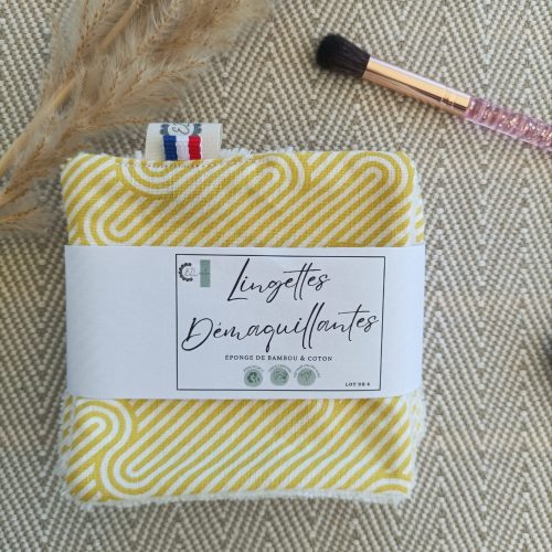Lot de 6 Lingettes Démaquillantes Lavables