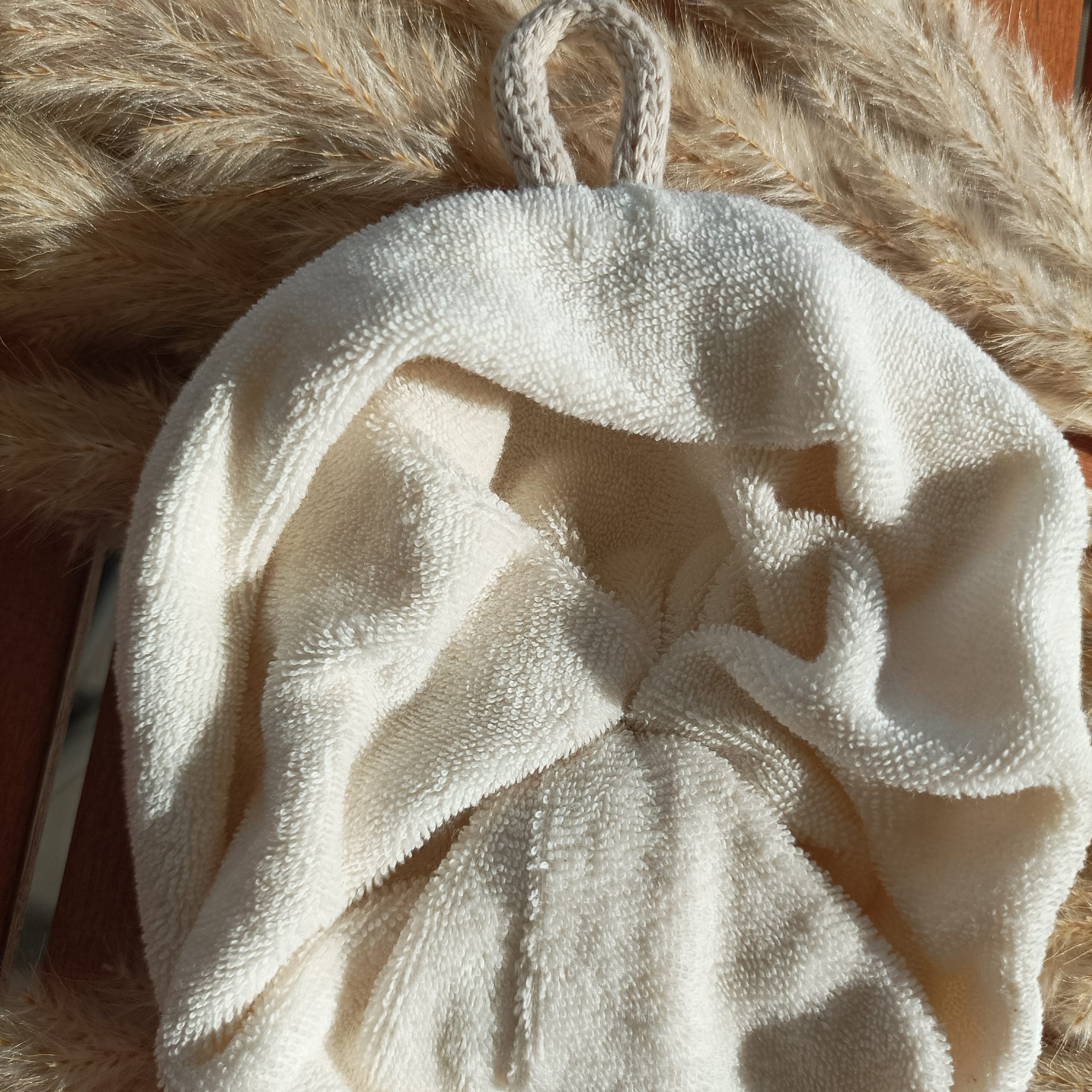 Fleur de douche en éponge de coton bio E2L Création