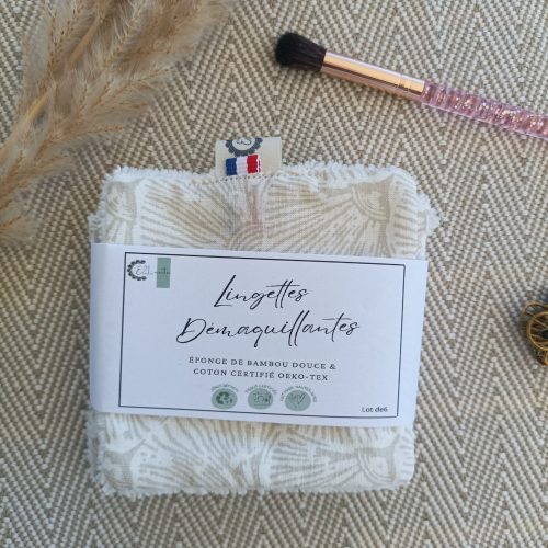 Lot de 6 Lingettes Réutilisables
