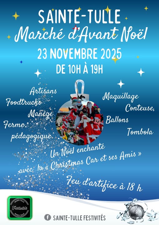 Marché de noël à Saint-tulle E2L Création
