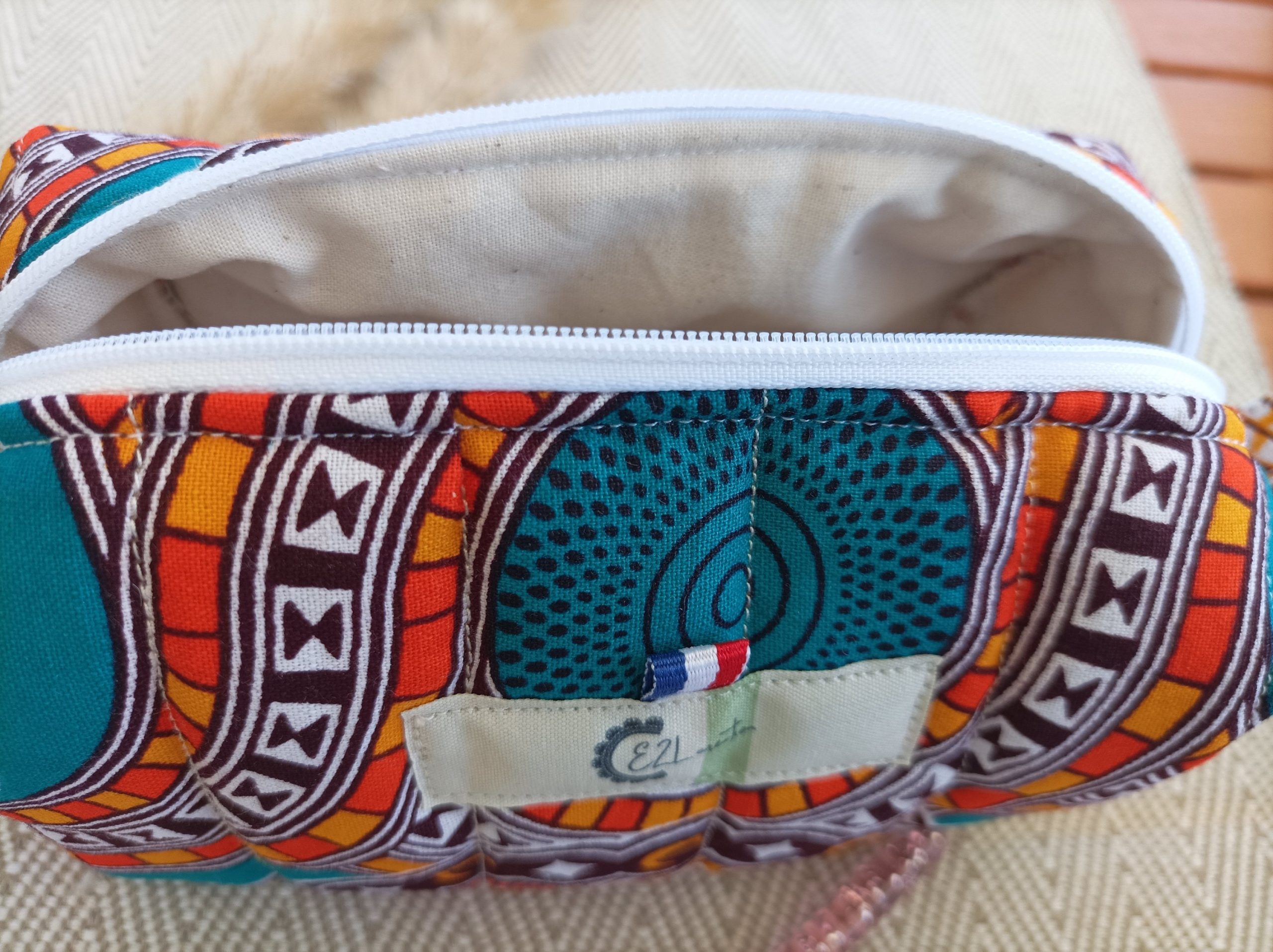 Trousse de toilette / trousse à maquillage matelassée