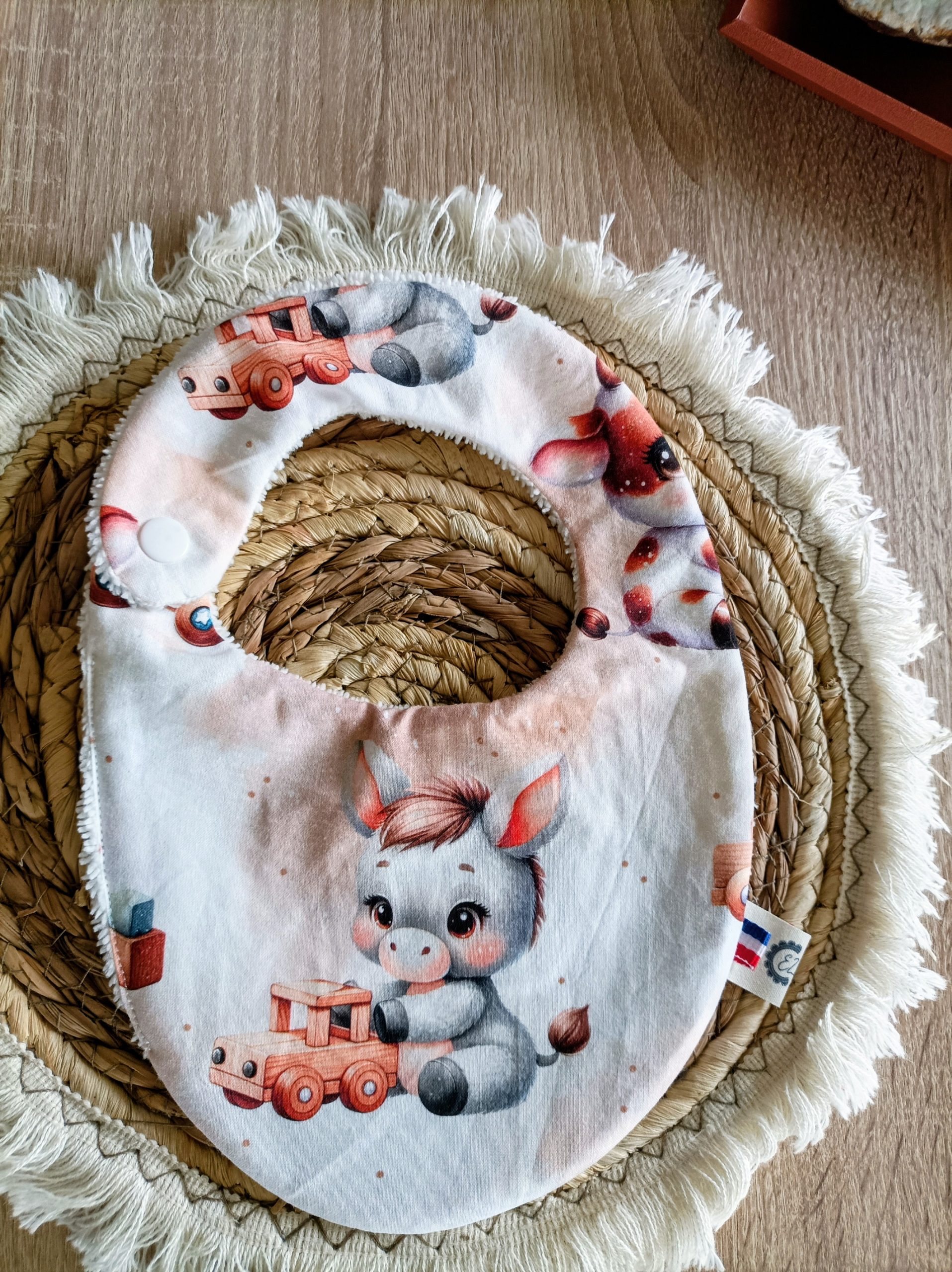 Bavoir dés la naissance E2L Création