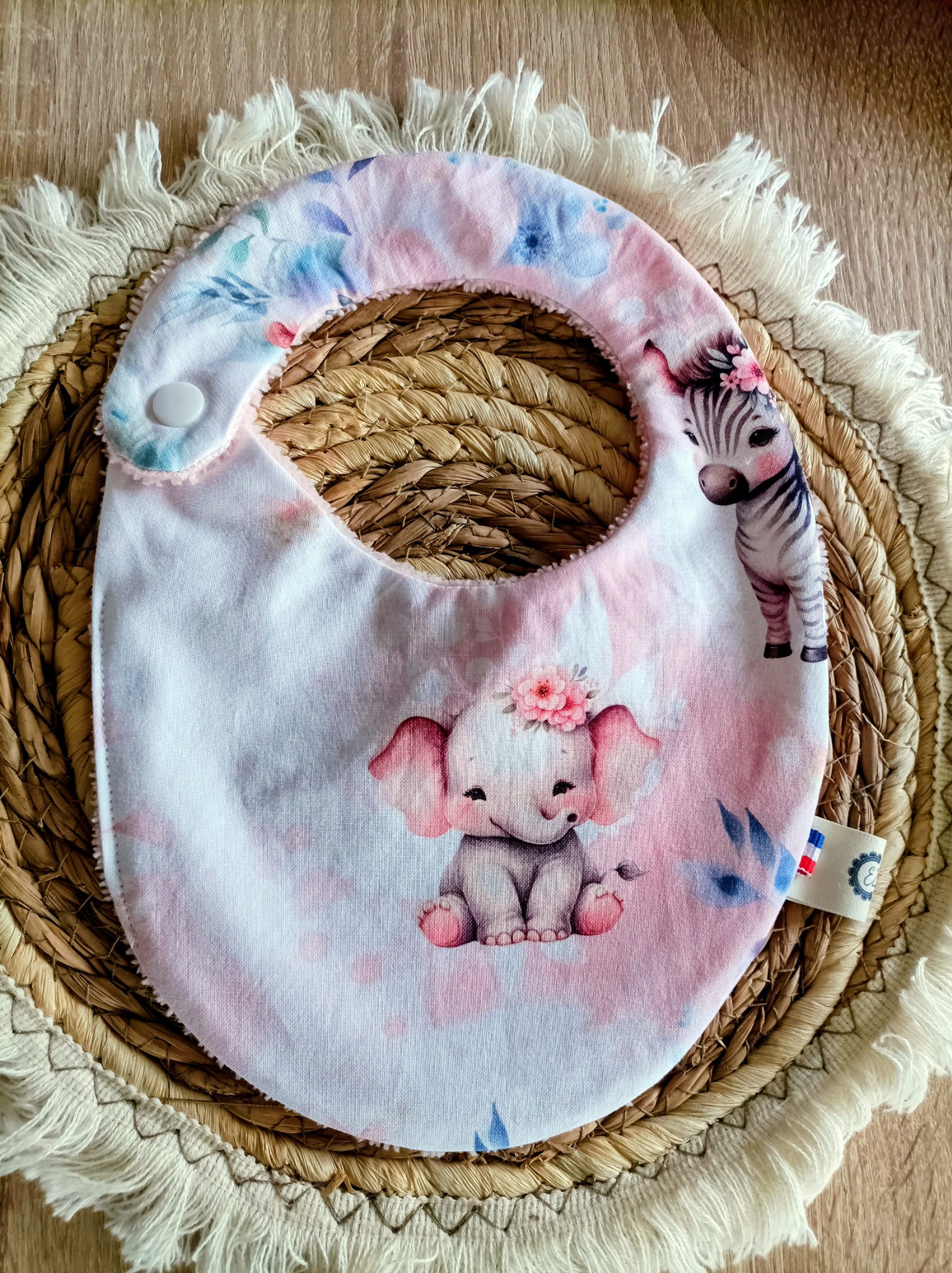 Bavoir dés la naissance E2L Création