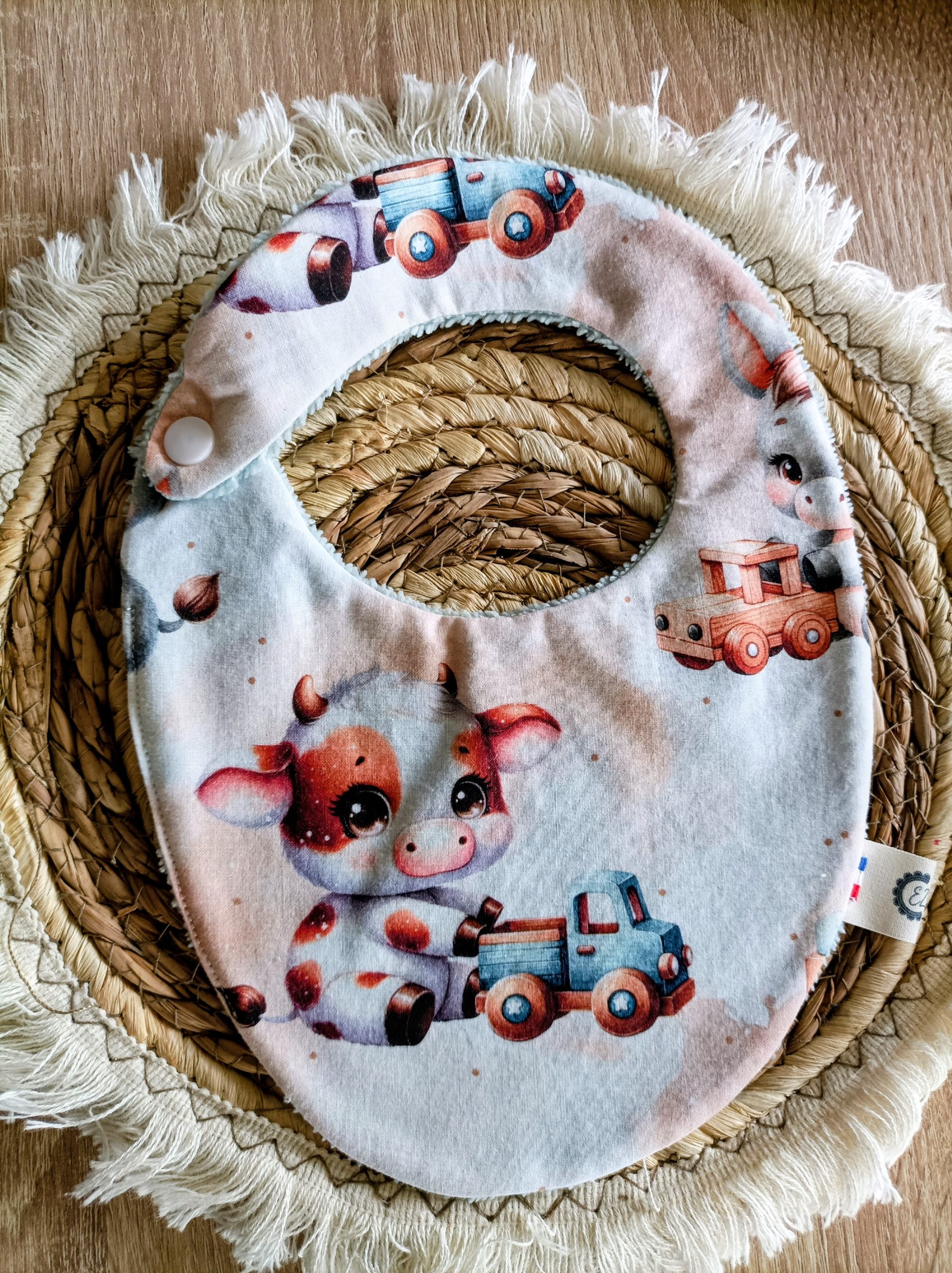 Bavoir dés la naissance E2L Création