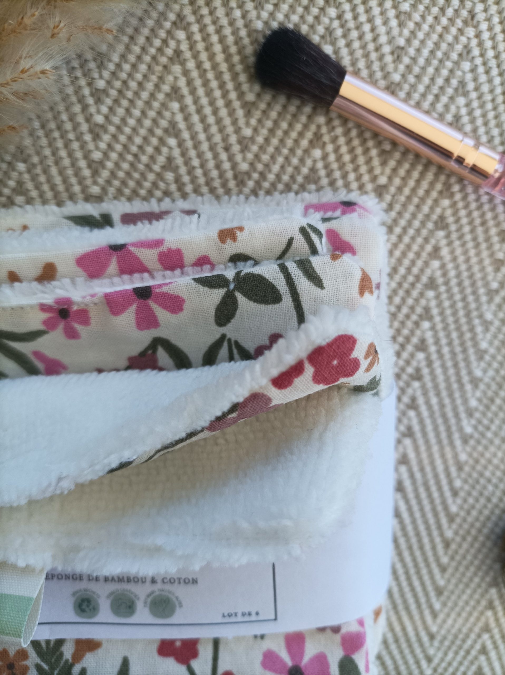 Lot de 6 Lingettes Réutilisables - – Image 2