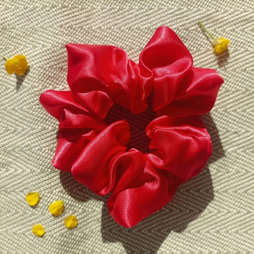 Chouchou artisanal satin