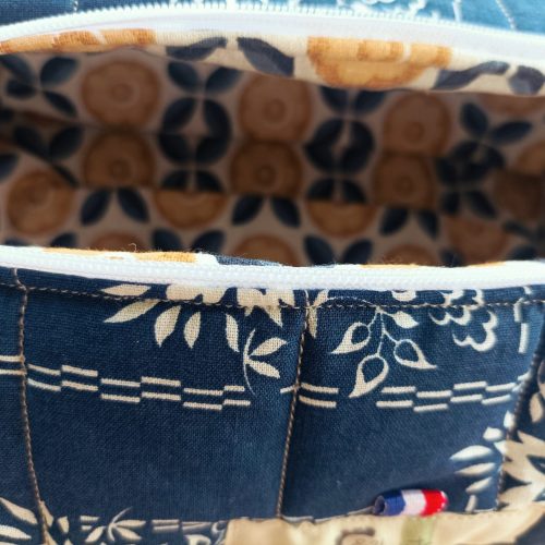 Trousse de Toilette Matelassée marine