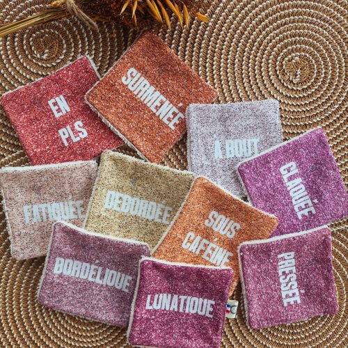 Lingettes Pailletées Sans Filtre— Lot de 10