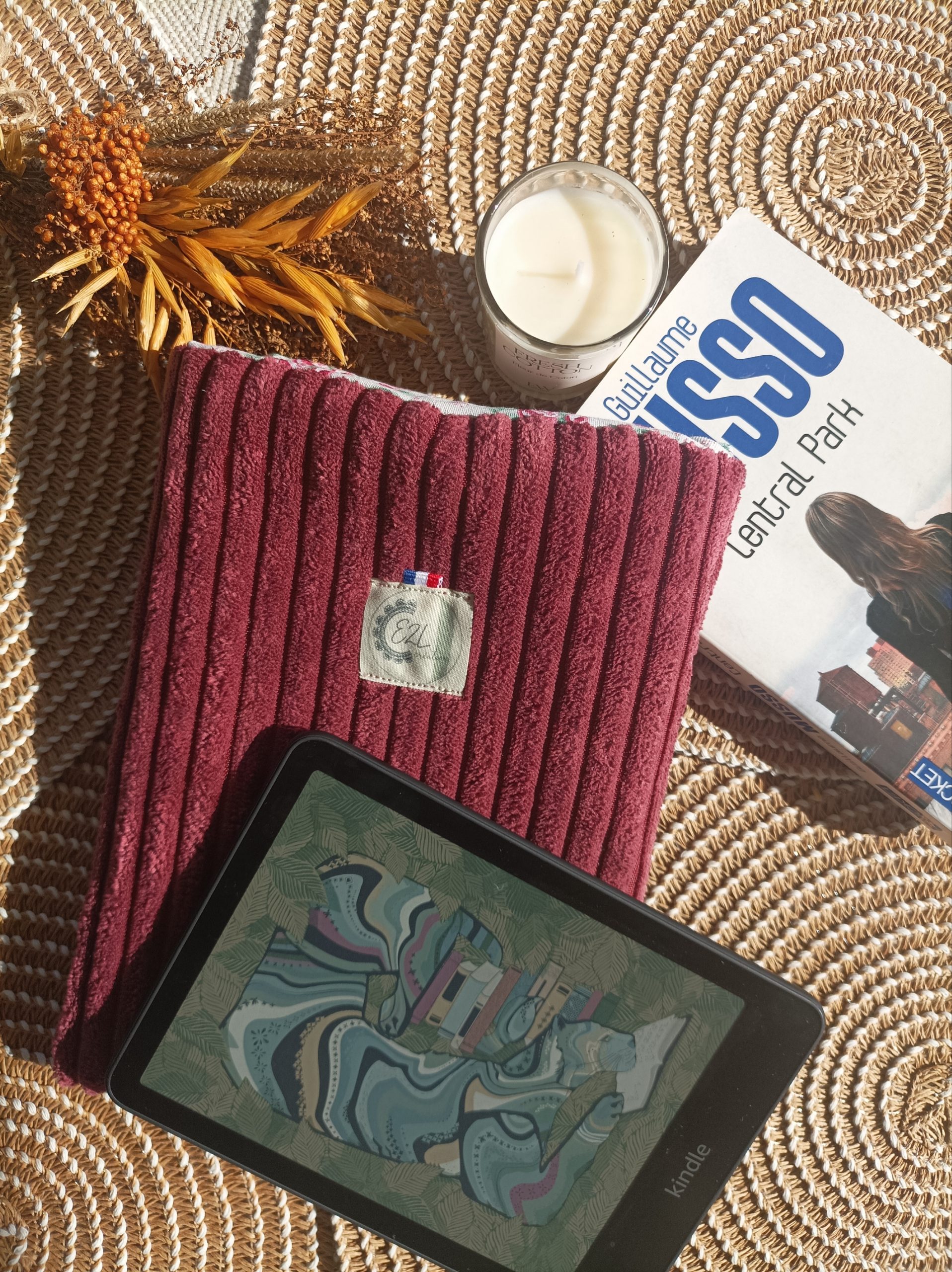 Pochette à livre & liseuse E2L Création