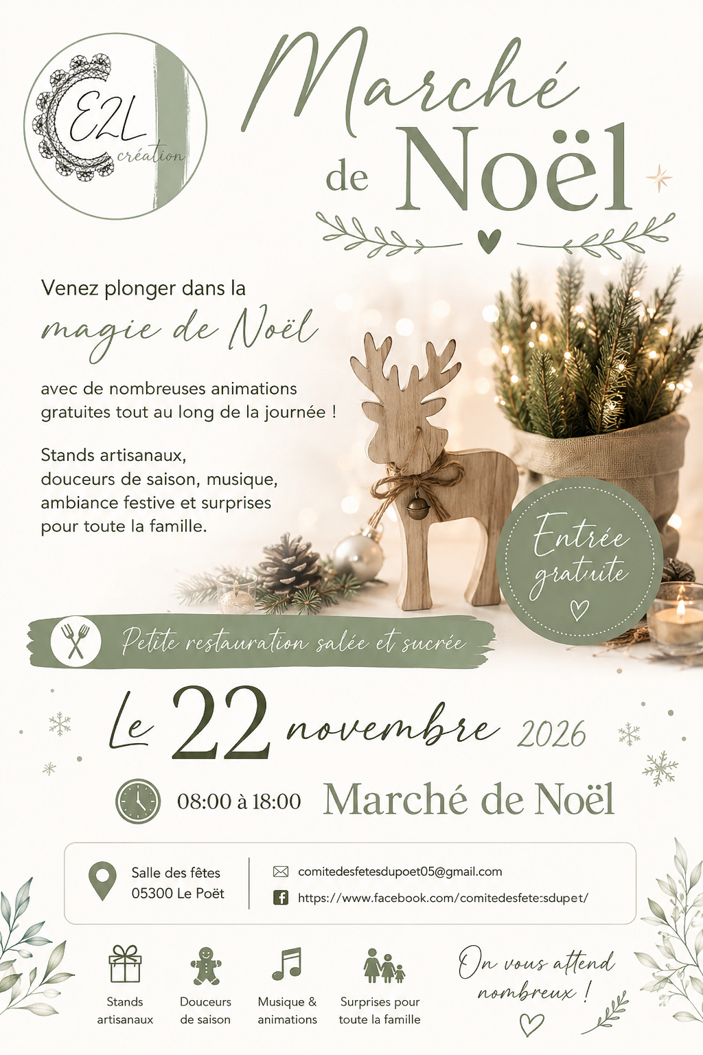 Marché de Noël du Poët E2L Création