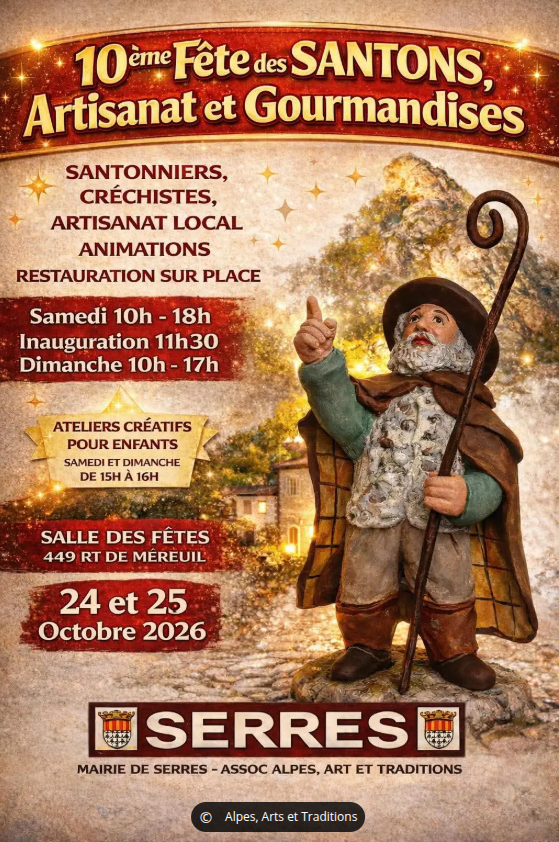 10ème Fête des Santons, Artisanat et Gourmandises — Serres E2L Création